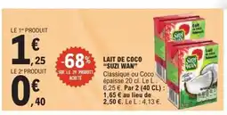 E.Leclerc SUZI WAN Lait de coco offre