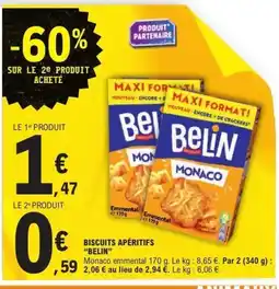 E.Leclerc BELIN Biscuits apéritifs offre