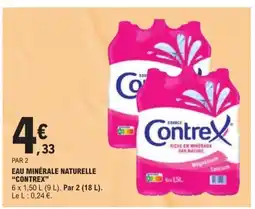 E.Leclerc CONTREX Eau minérale naturelle offre