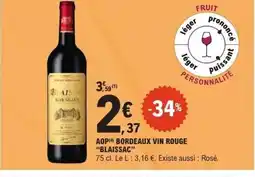 E.Leclerc BLAISSAC Aop bordeaux vin rouge offre