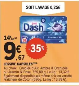 E.Leclerc Lessive capsules offre