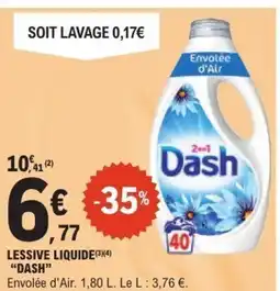 E.Leclerc DASH Lessive liquide offre