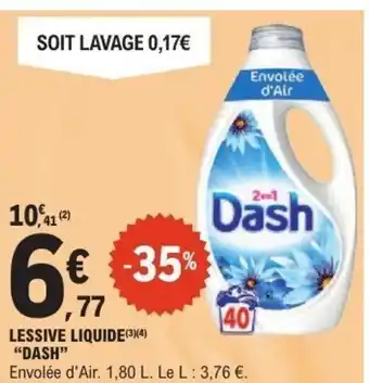 E.Leclerc DASH Lessive liquide offre