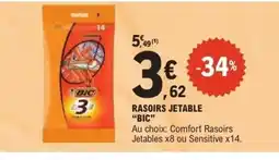 E.Leclerc BIC Rasoir jetable offre