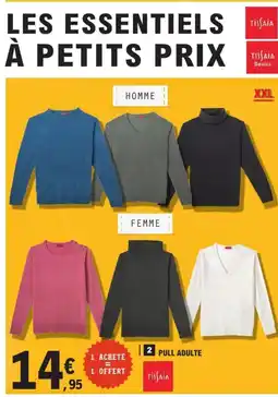 E.Leclerc Pull adulte offre