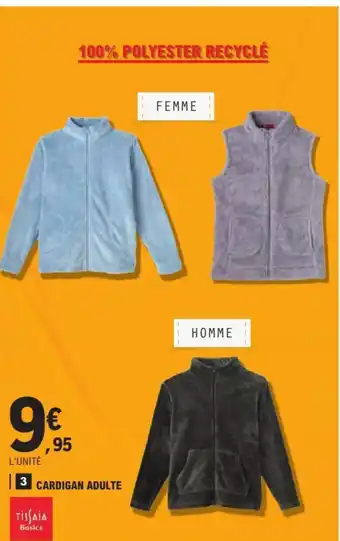 E.Leclerc Cardigan adulte offre
