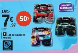 E.Leclerc Lot de 3 boxers homme offre