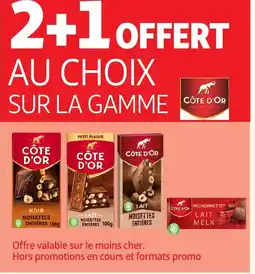 Auchan CÔTE D'OR Sur la gamme offre