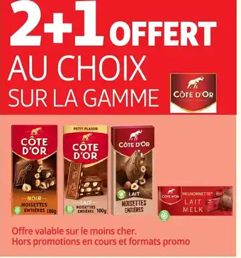 Auchan CÔTE D'OR Sur la gamme offre