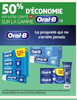 Auchan ORAL B Sur la gamme offre
