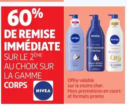 Auchan NIVEA Sur la gamme corps offre