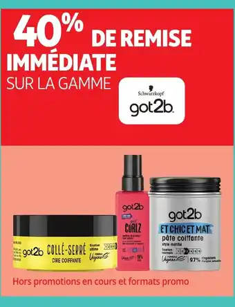 Auchan GOT2B Sur la gamme offre