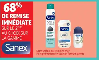 Auchan SANEX Sur la gamme offre