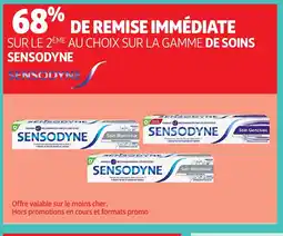 Auchan SENSODYNE Sur la gamme de soins offre