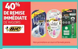 Auchan BIC de rasoirs offre