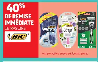 Auchan BIC de rasoirs offre