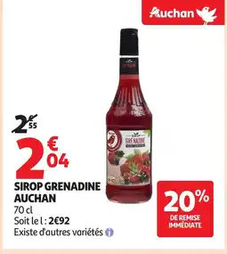 Auchan AUCHAN Sirop grenadine offre