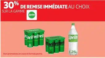 Auchan SPRITE Sur la gamme offre