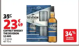 Auchan THE DEVERON Coffret whisky offre