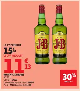 Auchan J&B RARE Whisky offre