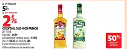 Auchan OLD NICK PUNCH Cocktail offre
