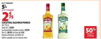 Auchan OLD NICK PUNCH Cocktail offre