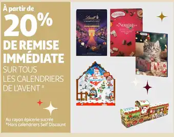 Auchan Sur tous les calendriers de l'avent offre