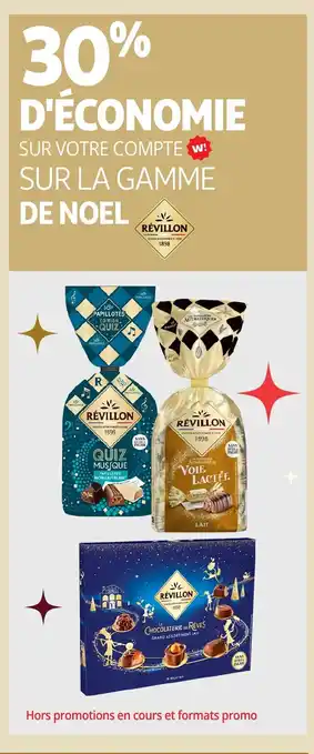 Auchan REVILLON Sur la gamme de noel offre