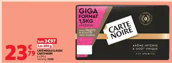 Auchan CARTE NOIRE Café moulu classic offre