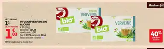Auchan AUCHAN Infusion verveine bio offre