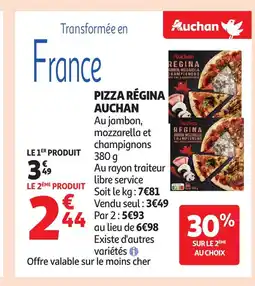 Auchan AUCHAN Pizza régina offre