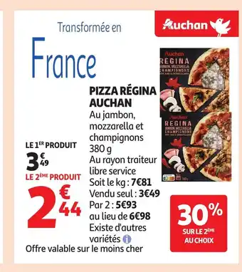 Auchan AUCHAN Pizza régina offre