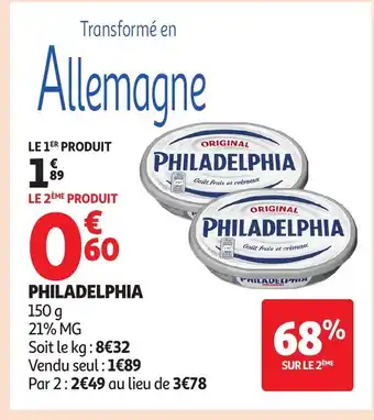 Auchan PHILADELPHIA offre