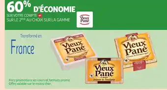 Auchan VIEUX PANÉ Sur la gamme offre