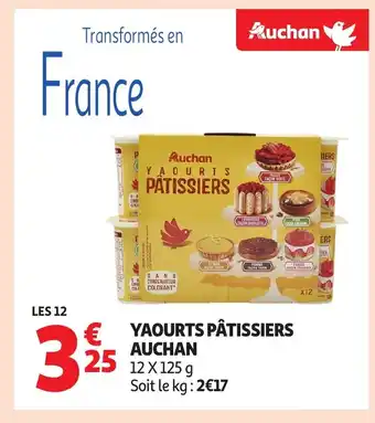 Auchan AUCHAN Yaourts pâtissiers offre