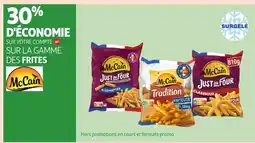 Auchan MCCAIN Sur la gamme des frites offre