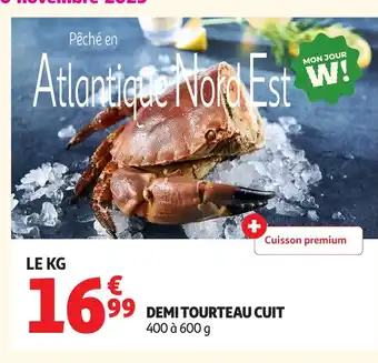 Auchan Demi tourteau cuit offre
