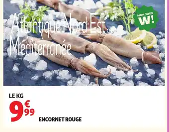 Auchan Encornet rouge offre