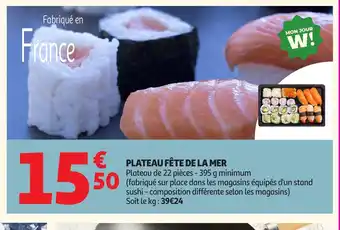 Auchan Plateau fête de la mer offre