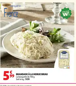 Auchan Brandade à la morue briau offre