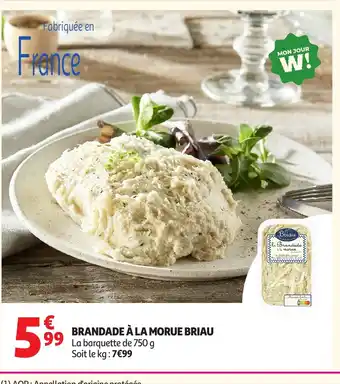 Auchan Brandade à la morue briau offre