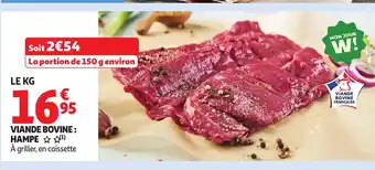 Auchan Viande bovine hampe offre