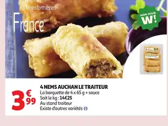 Auchan 4 nems auchan le traiteur offre