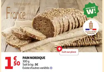 Auchan Pain nordique offre
