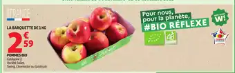 Auchan Pommes bio offre