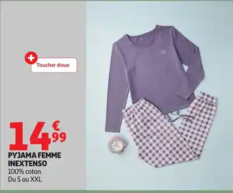 Auchan INEXTENSO Pyjama femme offre