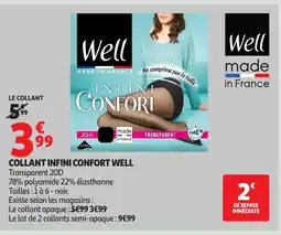 Auchan WELL Collant infini confort offre