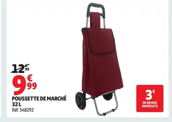 Auchan Poussette de marché offre
