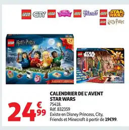 Auchan Calendrier de l'avent star wars offre