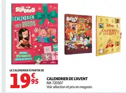 Auchan Calendrier de l'avent offre